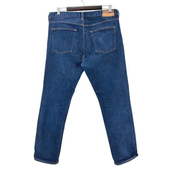 J.Crew 770 Straight-Fit Stretch Jeans Mens 34x30 Indigo Blue Denim Exc.Cond. - Picture 3 of 12